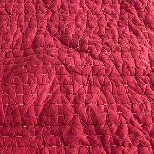 The Company Store Rich Red Quilted Bedding